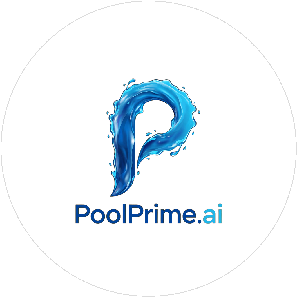 PoolPrime.ai water P logo